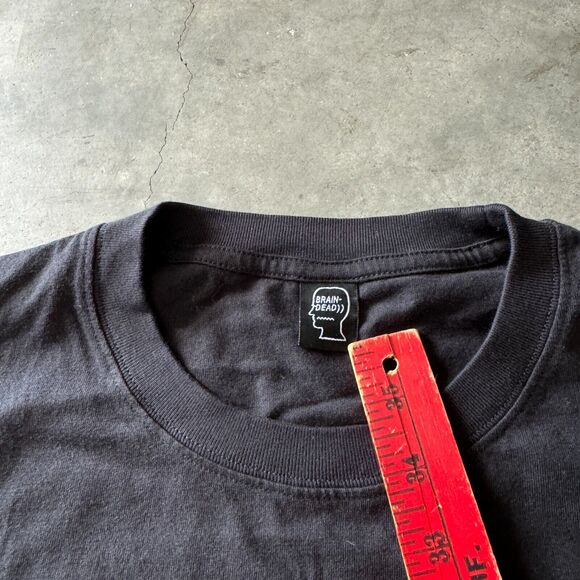 Brain Dead Studios Interpol x Atiba Jefferson Black Rock Band T-Shirt Medium - Picture 3 of 6